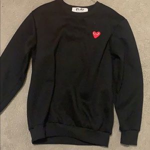 Authentic PLAY comme des garcons crewneck